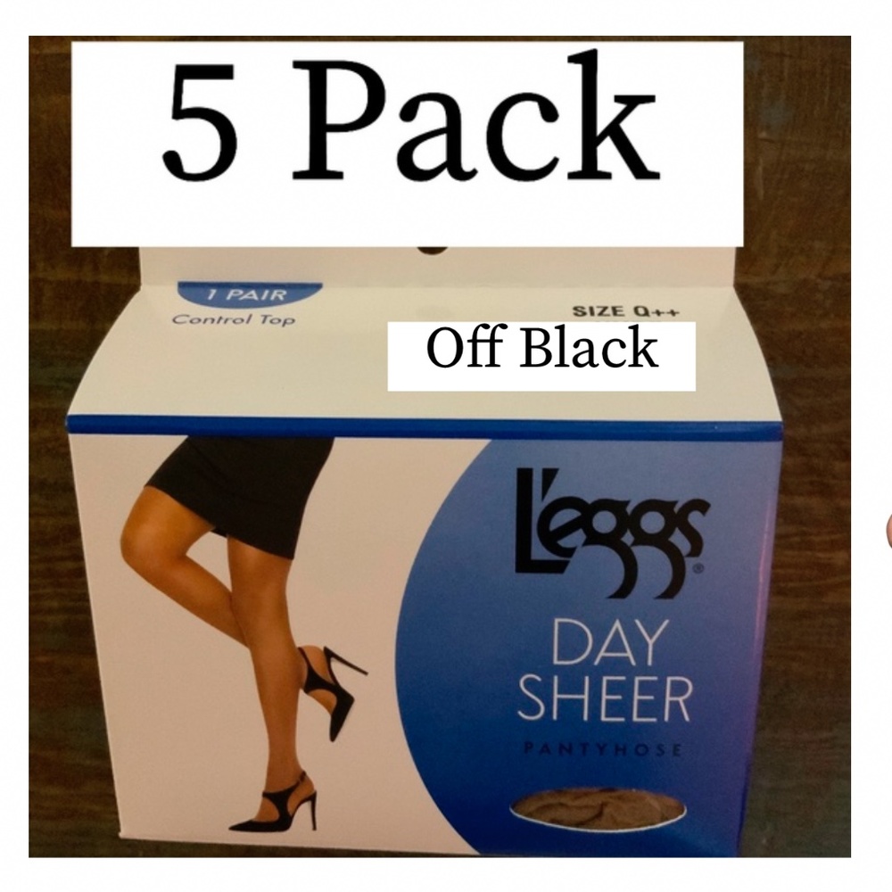 L’eggs Control Top- Off Black